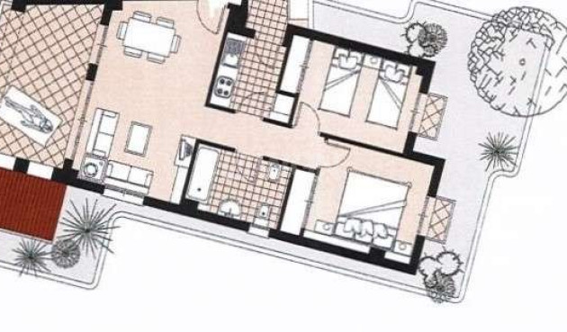 Odsprzedaż - Mieszkanie w bloku - Hacienda Riquelme Golf Resort - Inland