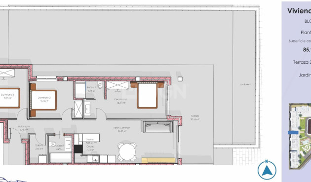 Nowy budynek - Mieszkanie w bloku - Guardamar del Segura - El Raso