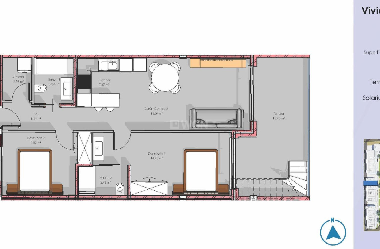 Nowy budynek - Daszek - Guardamar del Segura - El Raso