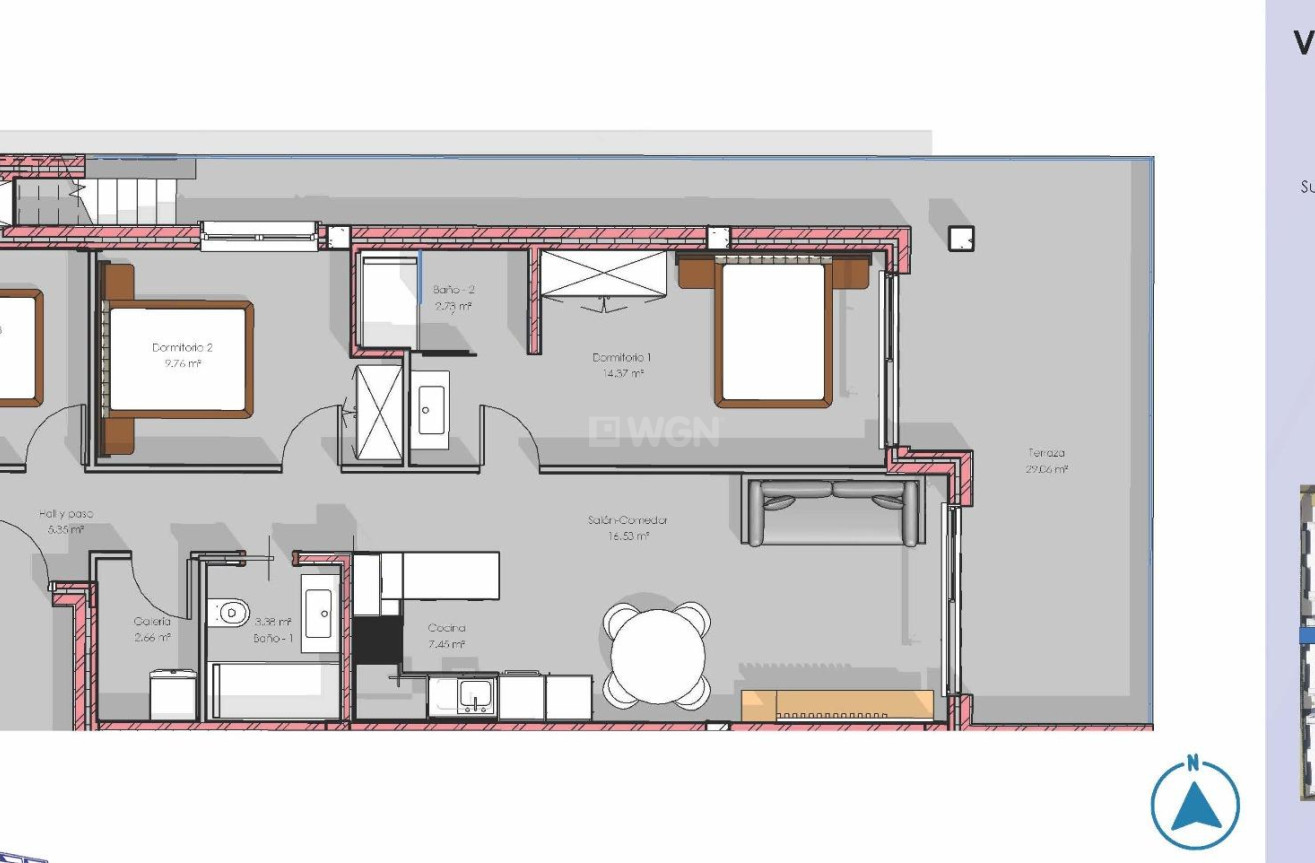 Nowy budynek - Daszek - Guardamar del Segura - El Raso