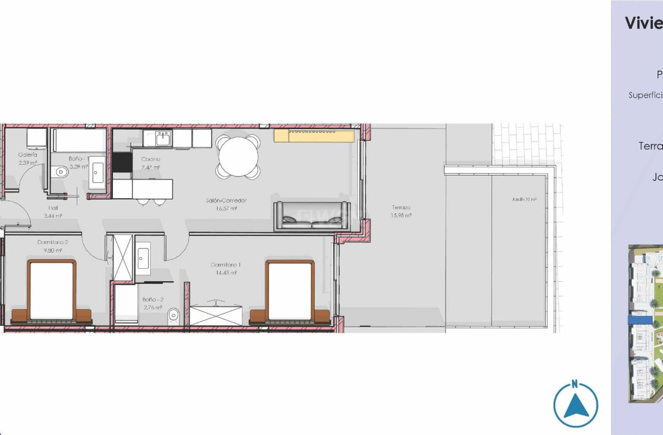 Nowy budynek - Mieszkanie w bloku - Guardamar del Segura - El Raso