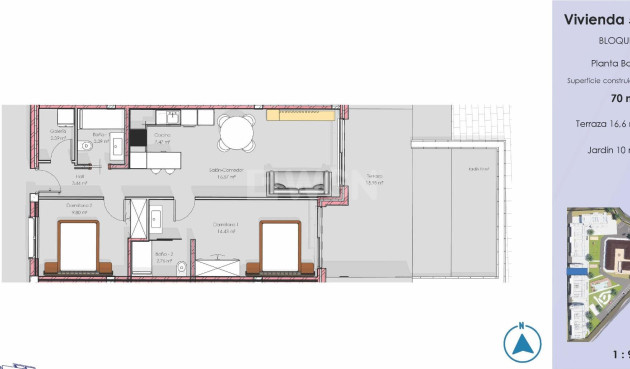 Nowy budynek - Mieszkanie w bloku - Guardamar del Segura - El Raso