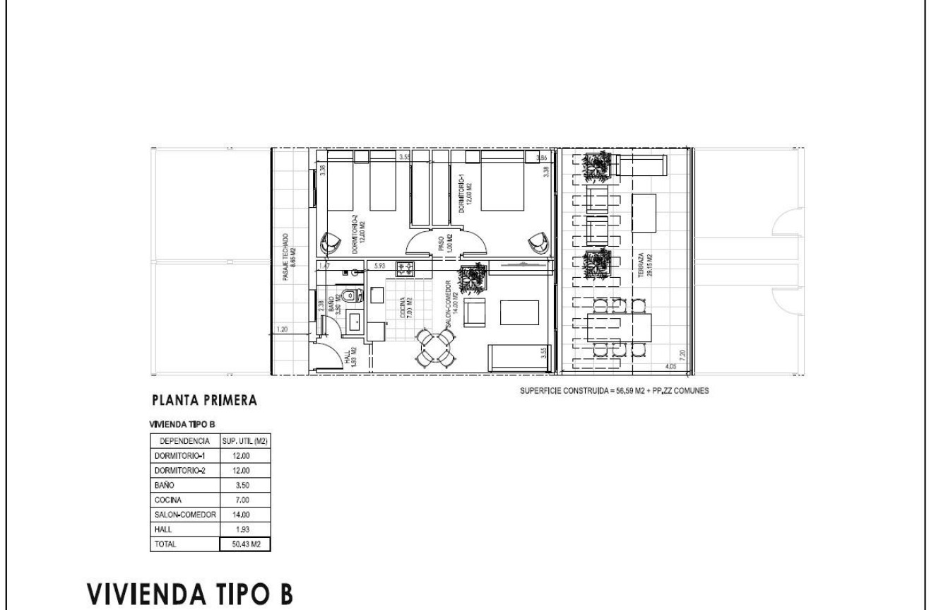 Nowy budynek - Mieszkanie w bloku - Vera - Vera Playa