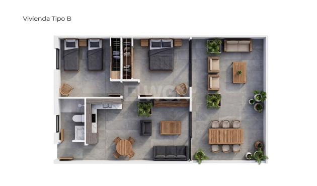 Nowy budynek - Mieszkanie w bloku - Vera - Vera Playa