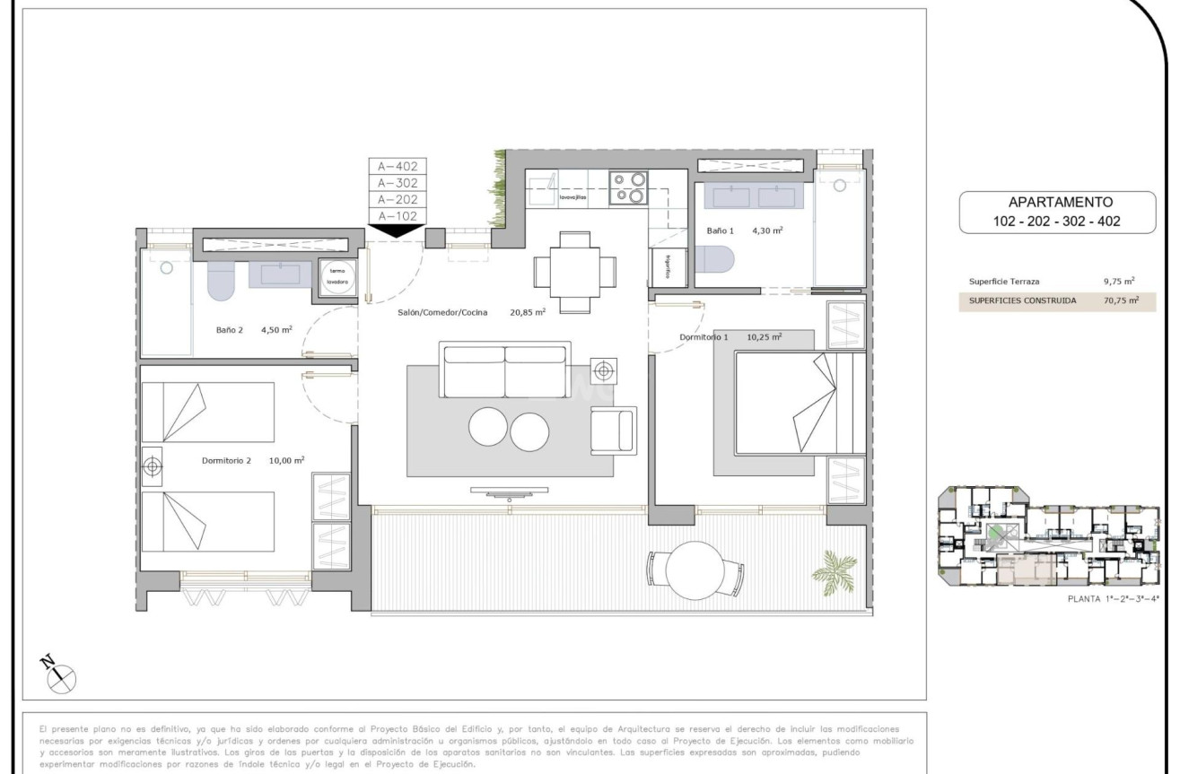 Nowy budynek - Mieszkanie w bloku - San Pedro del Pinatar - Lo pagan