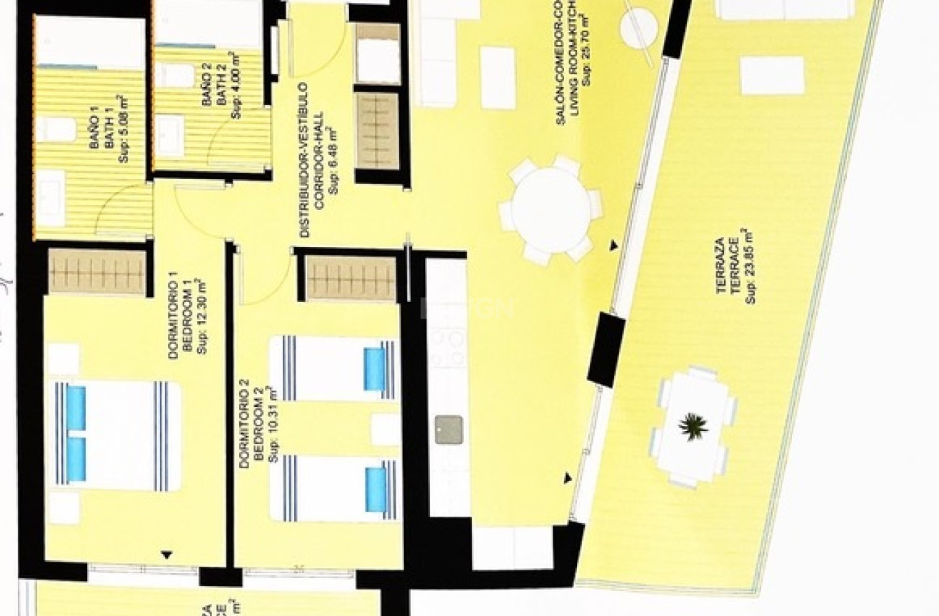 Odsprzedaż - Mieszkanie w bloku - Dehesa de Campoamor - Costa Blanca