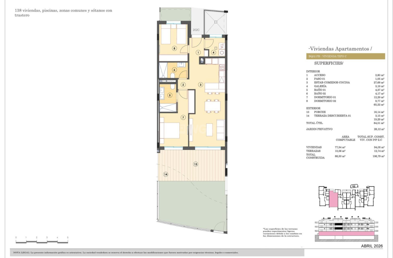 Nowy budynek - Mieszkanie w bloku - Finestrat - Campana Garden