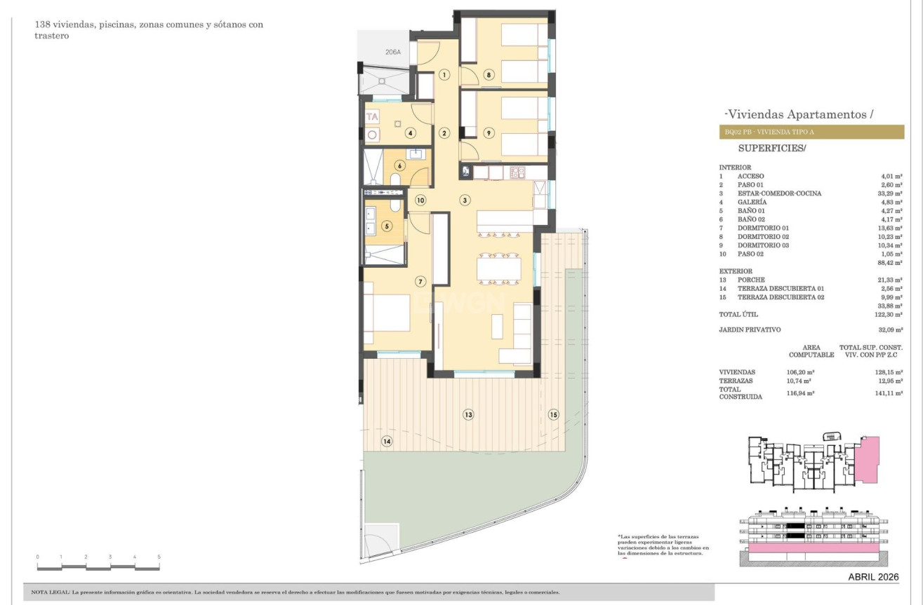 Nowy budynek - Mieszkanie w bloku - Finestrat - Campana Garden