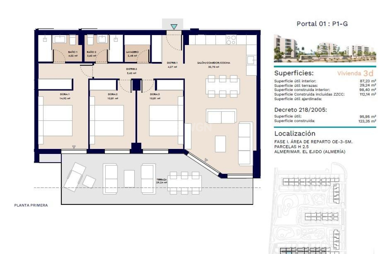 Obra nueva - Apartamento / piso - Almerimar