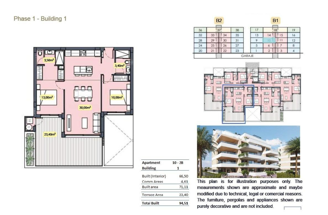 Nowy budynek - Mieszkanie w bloku - Torre Pacheco - Santa Rosalia Lake And Life Resort