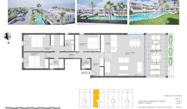 Nowy budynek - Bungalow - Cartagena - Mar De Cristal
