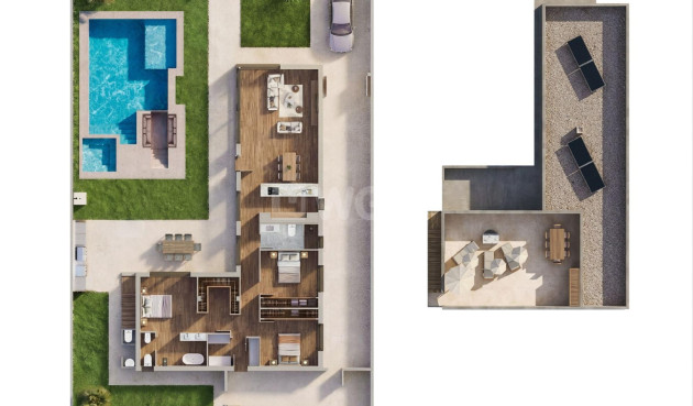 Nowy budynek - Villa - Sucina - pueblo