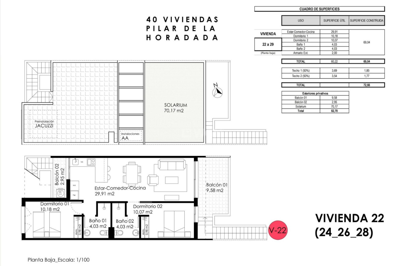 Nowy budynek - Bungalow - Pilar de la Horadada - pueblo