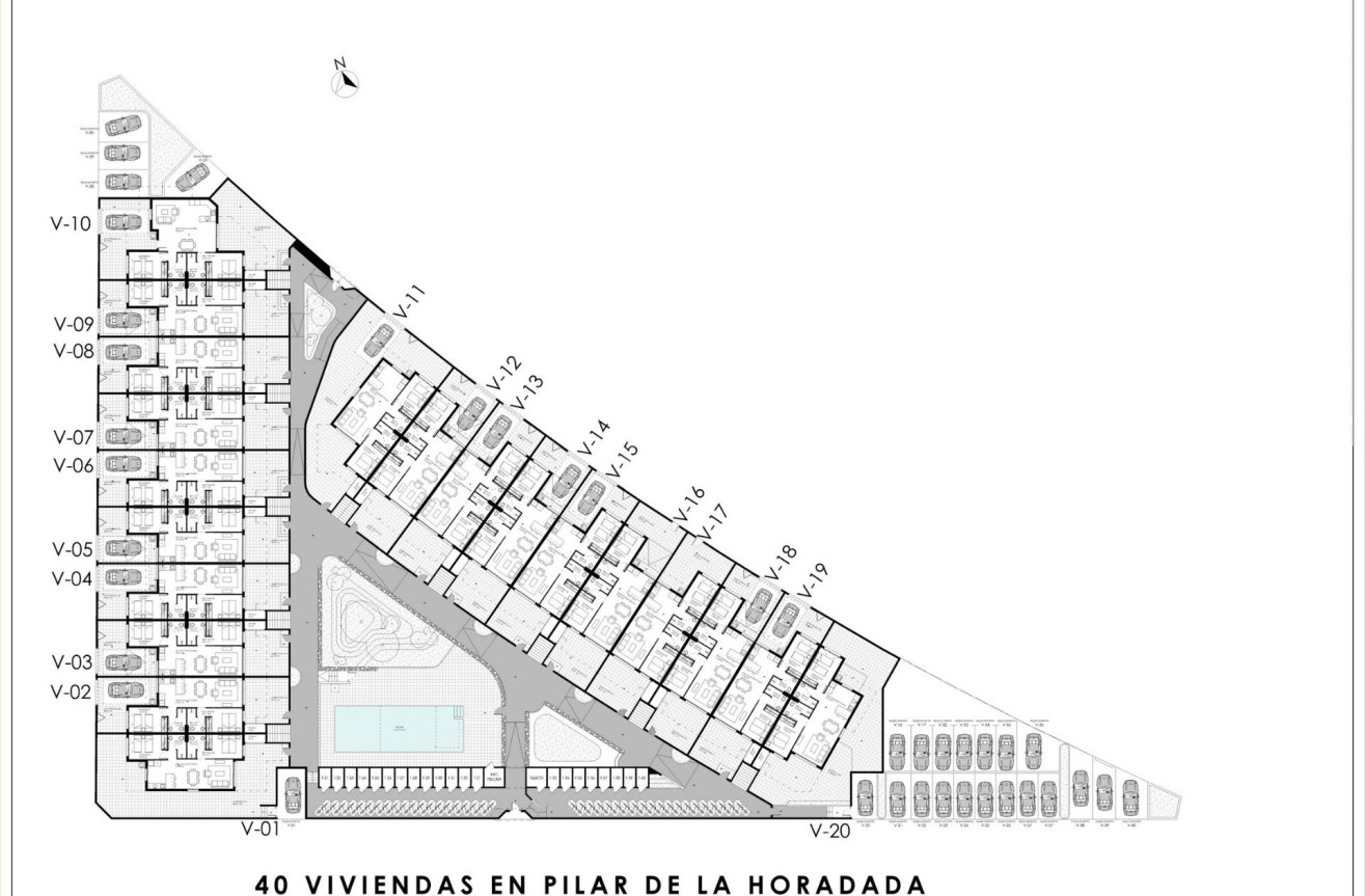 Nowy budynek - Bungalow - Pilar de la Horadada - pueblo