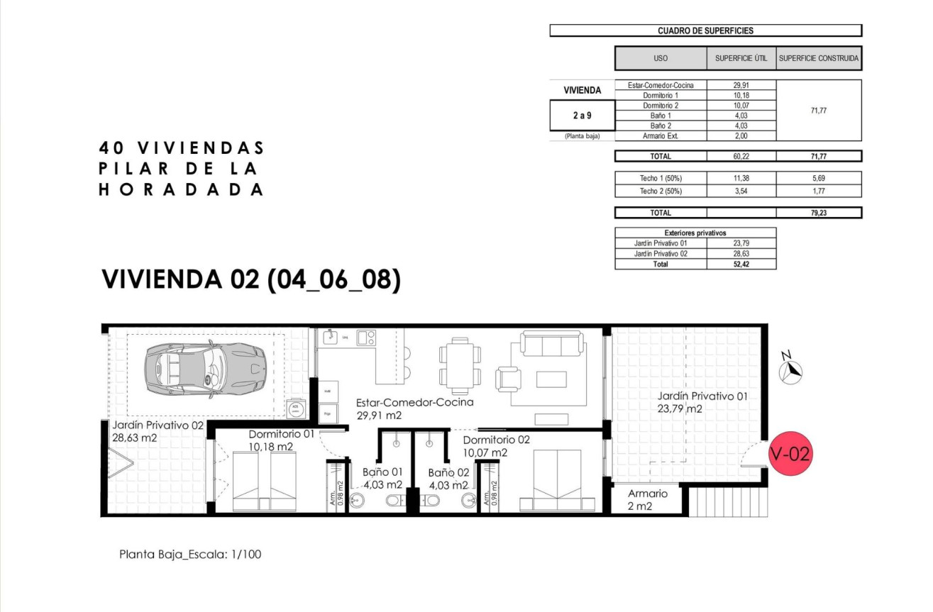 Nowy budynek - Bungalow - Pilar de la Horadada - pueblo