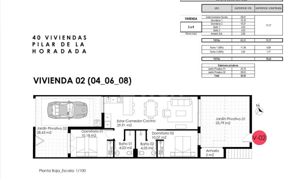 Nowy budynek - Bungalow - Pilar de la Horadada - pueblo