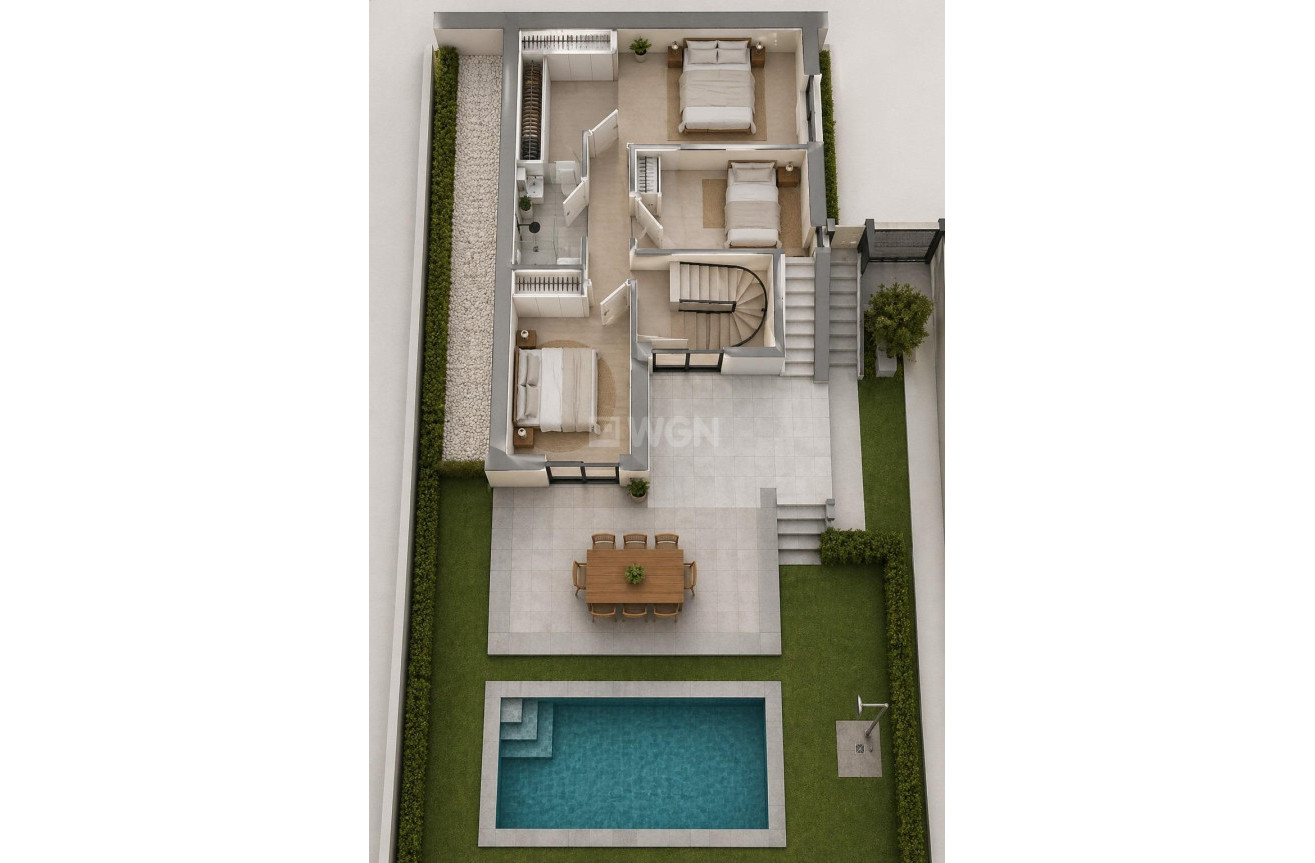 Nowy budynek - Villa - Mazarron - Country Club