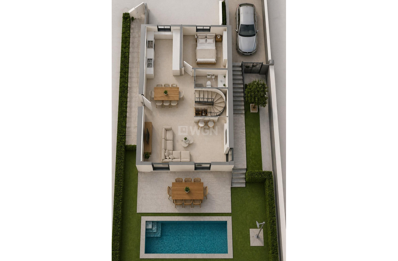 Nowy budynek - Villa - Mazarron - Country Club