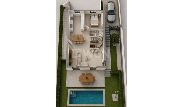 Nowy budynek - Villa - Mazarron - Country Club