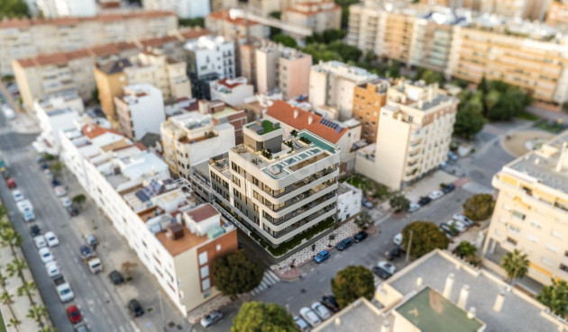 Nowy budynek - Daszek - Málaga - Parque del Oeste