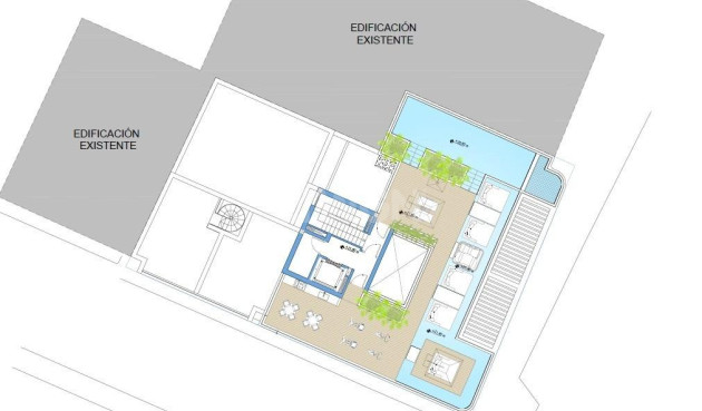 Nowy budynek - Daszek - Málaga - Parque del Oeste
