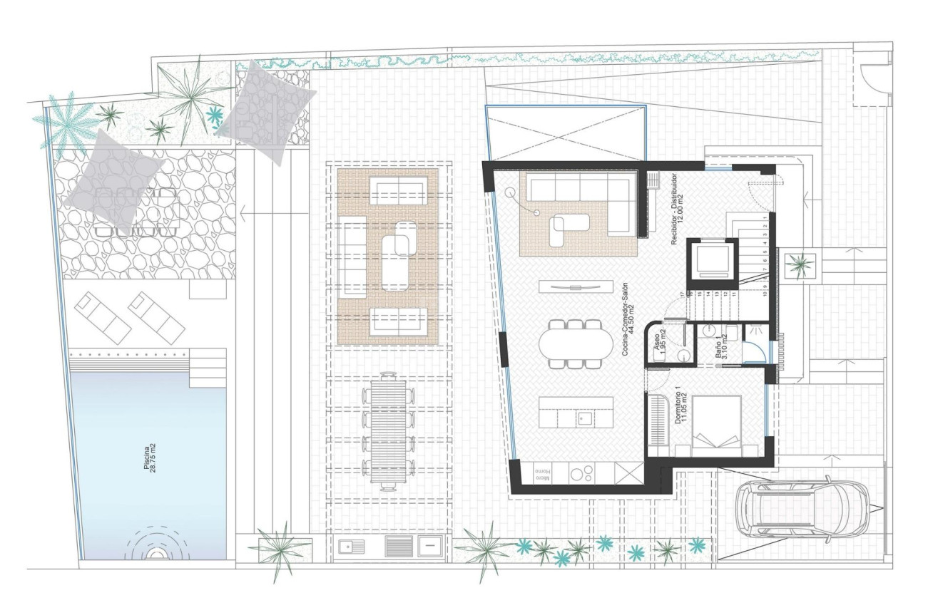 Nowy budynek - Villa - Cabo de Palos - Cala Flores