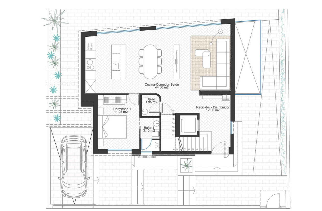 Nowy budynek - Villa - Cabo de Palos - Cala Flores