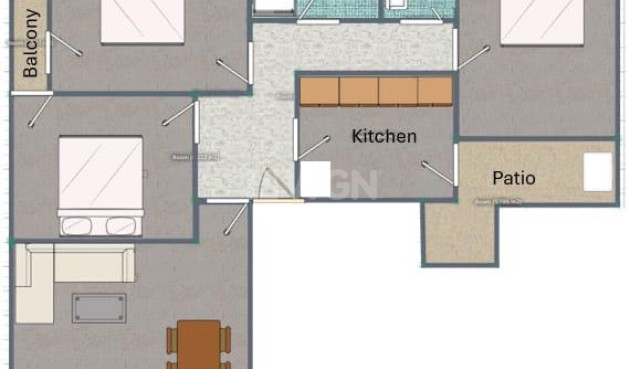 Resale - Apartment / flat - Torrevieja - Estacion De Autobuses