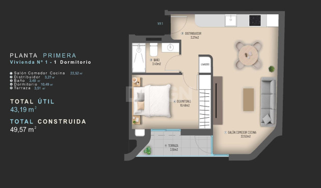 Nowy budynek - Mieszkanie w bloku - Torrevieja - Centro