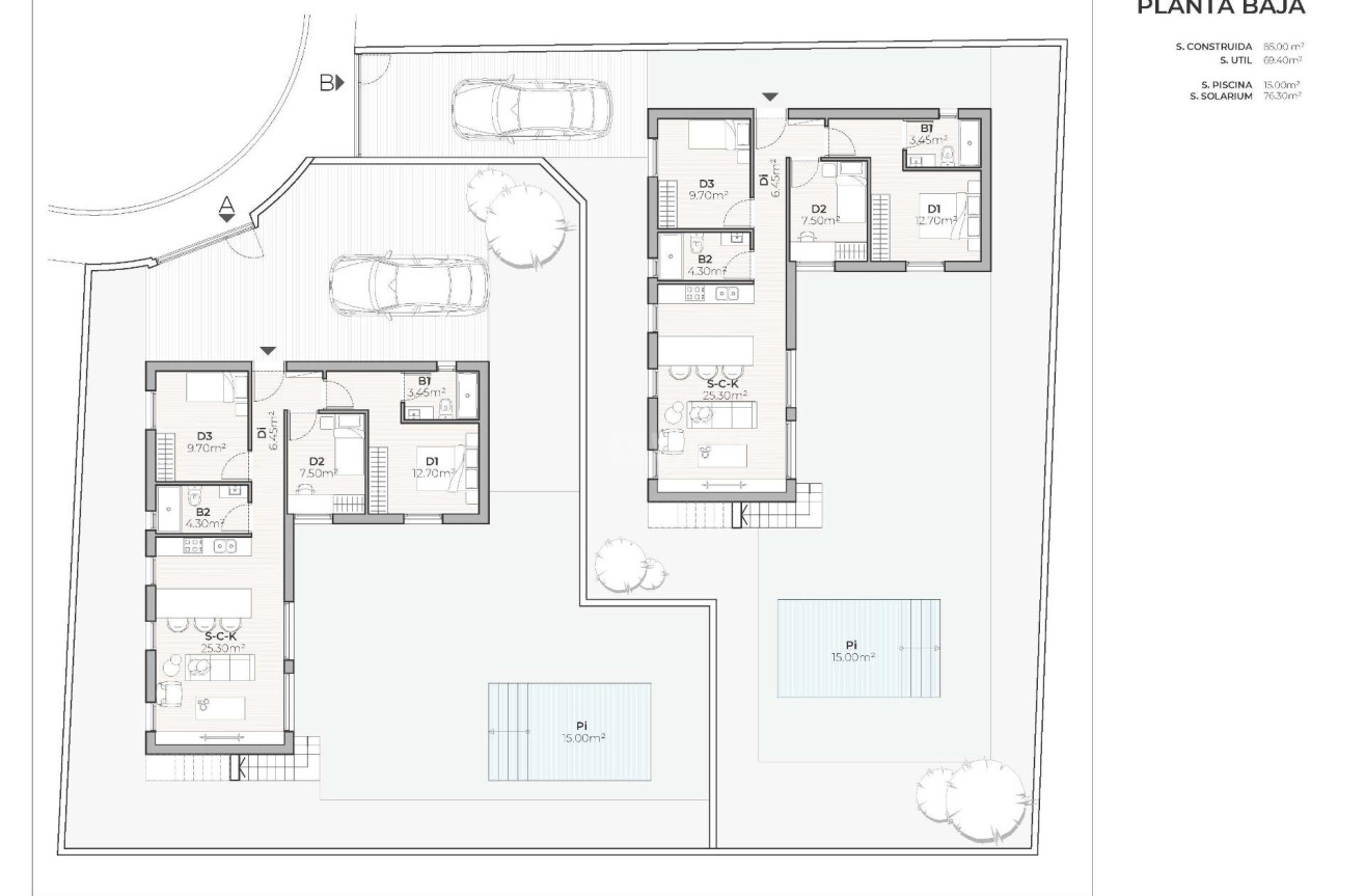 Nowy budynek - Villa - Mazarron - Country Club