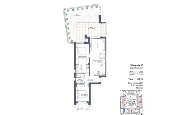 Nowy budynek - Bungalow - Ciudad Quesada - Lo Marabú