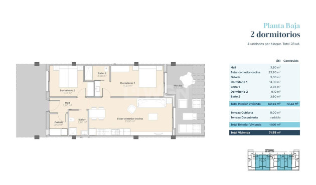 Neue Gebäude - Wohnung - Vera - Vera Playa