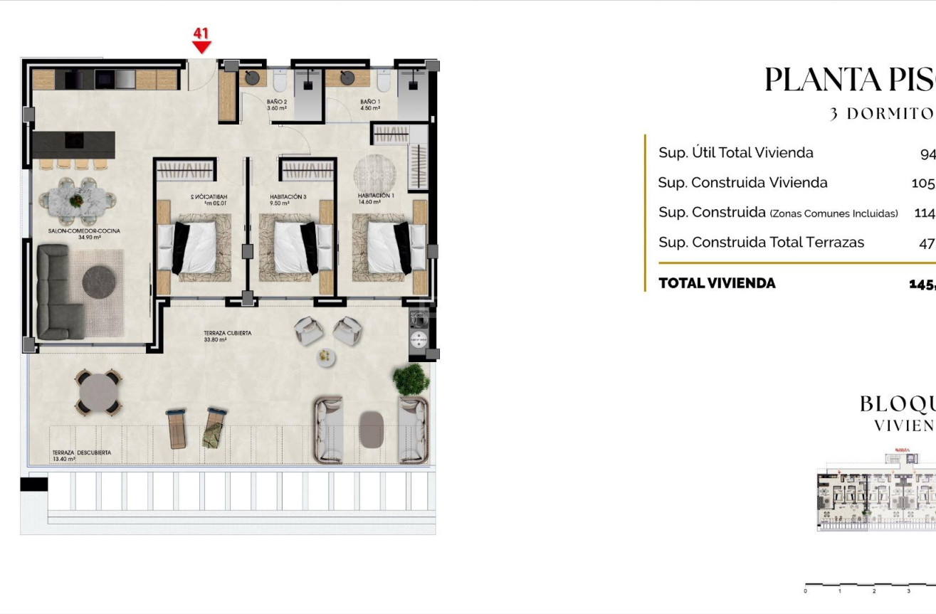 Nowy budynek - Mieszkanie w bloku - Finestrat - Balcón De Finestrat