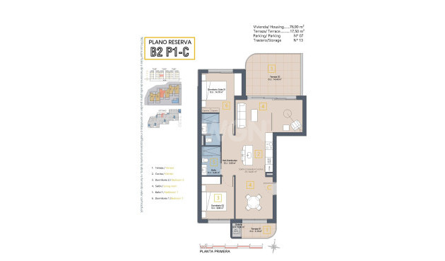 New Build - Apartment / flat - Los Alcázares - Serena Golf