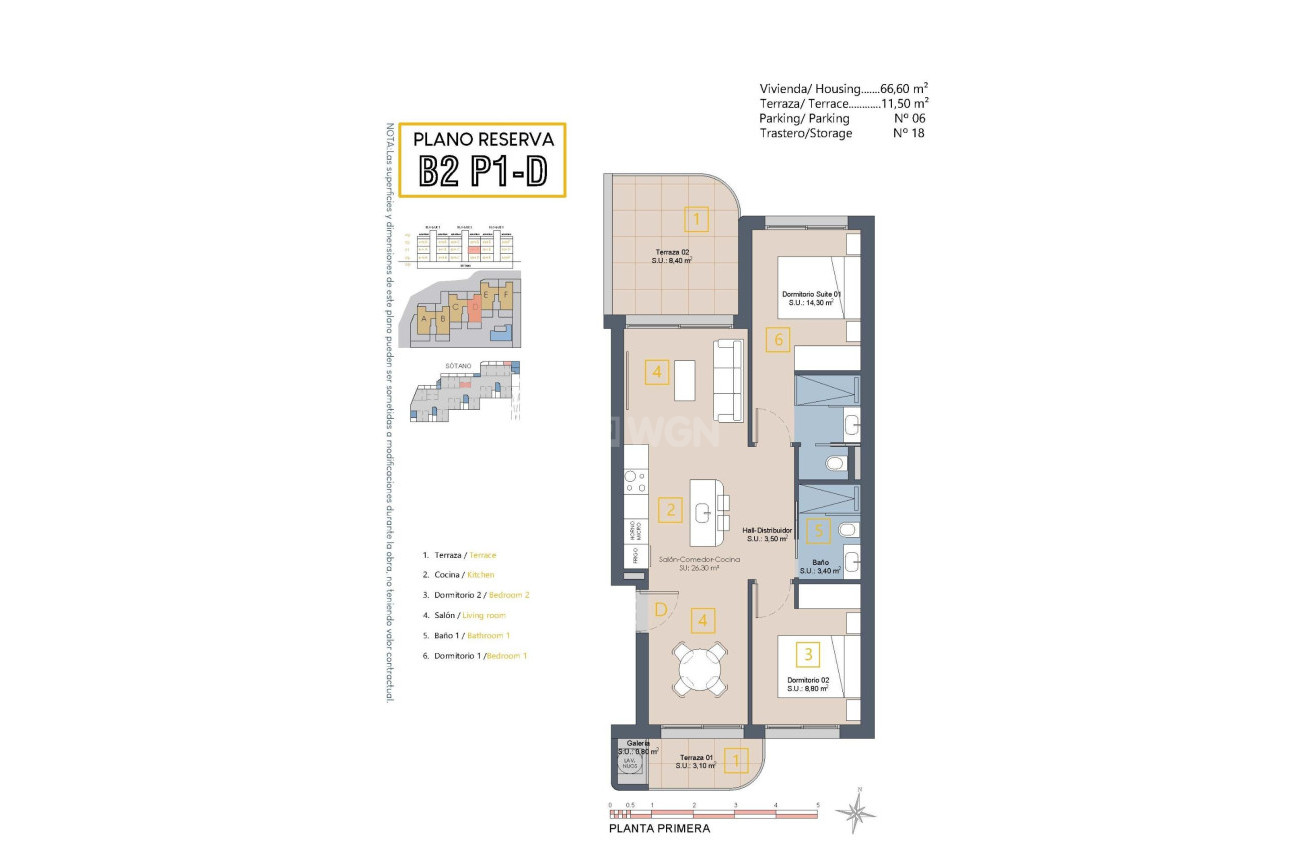 New Build - Apartment / flat - Los Alcázares - Serena Golf