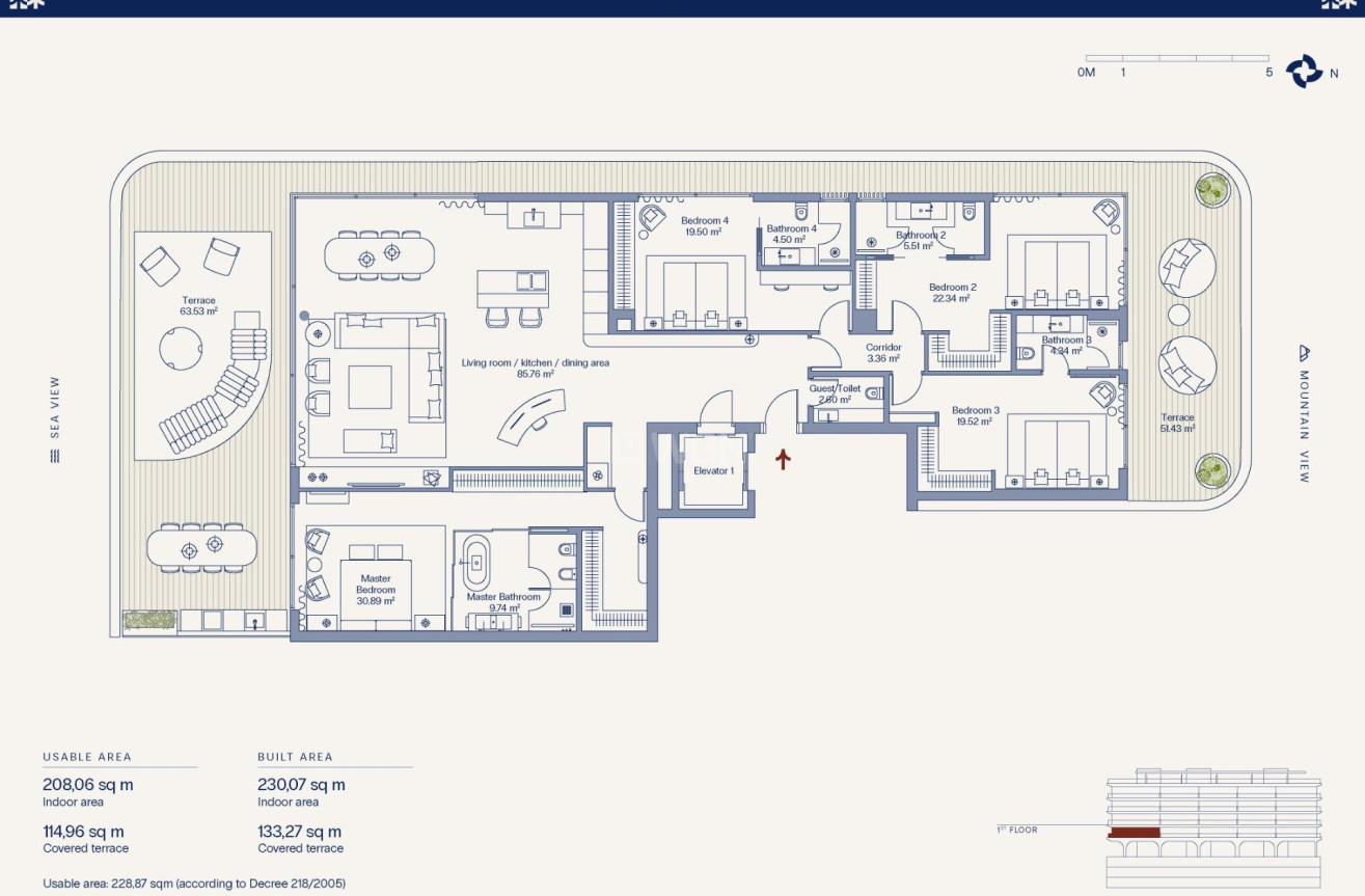 Obra nueva - Apartamento / piso - Estepona - Playa de La Cala