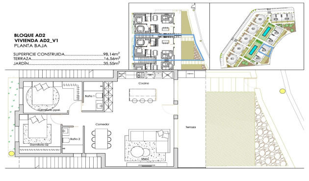 Neue Gebäude - Bungalow - Torre Pacheco - Santa Rosalia Lake And Life Resort