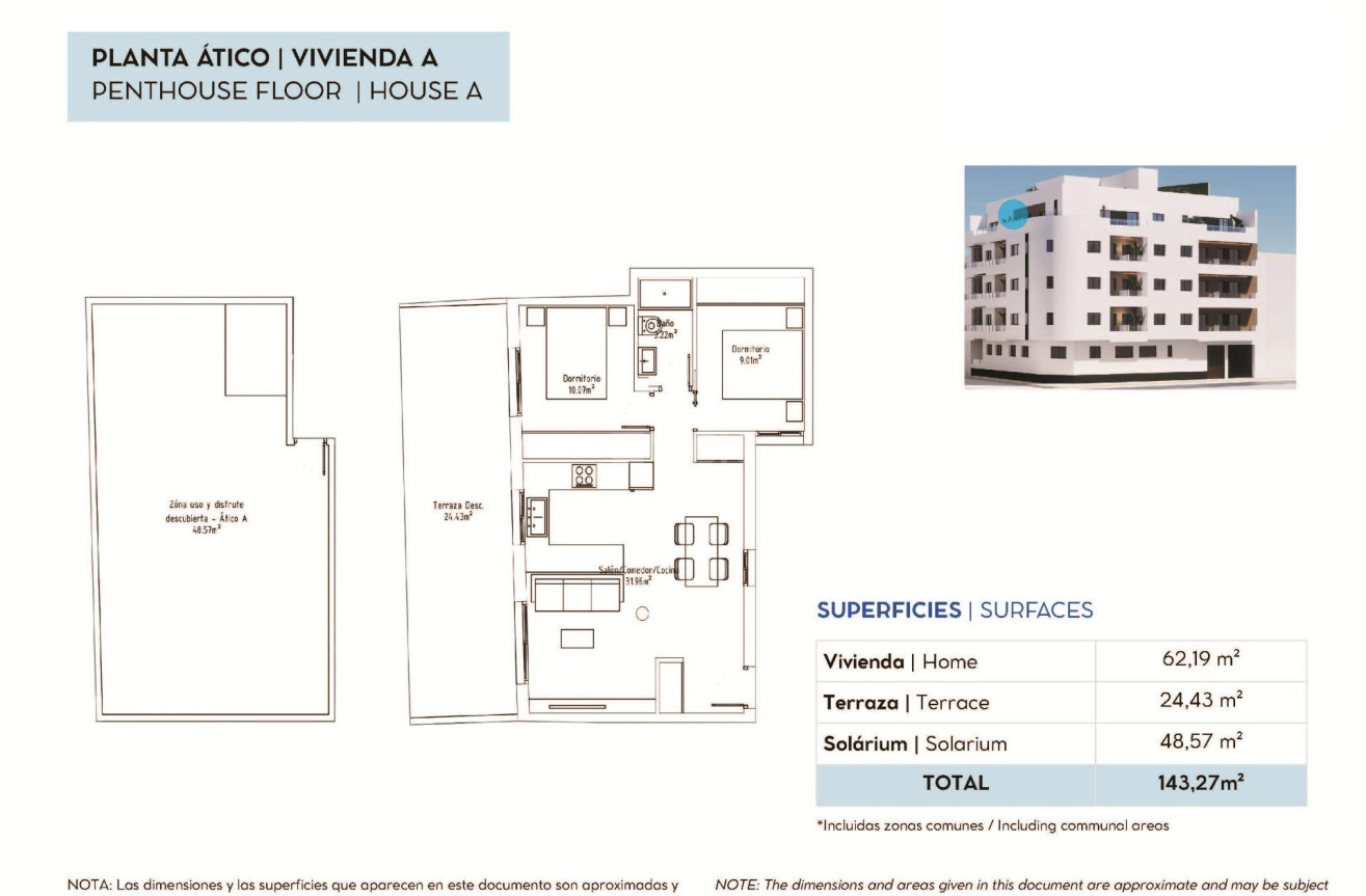 Neue Gebäude - Penthouse - Torrevieja - Centro