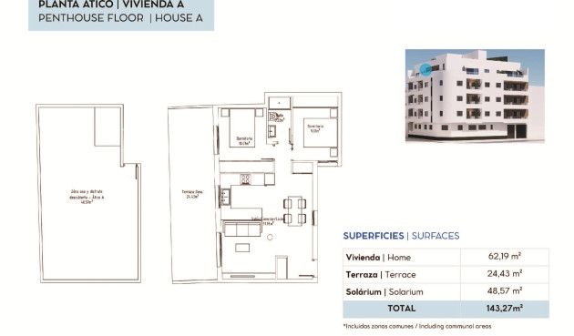 Neue Gebäude - Penthouse - Torrevieja - Centro