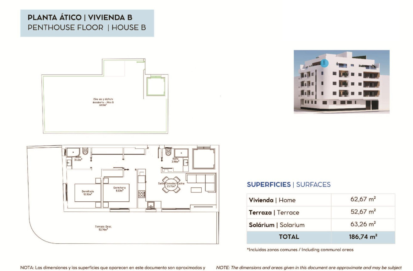 Neue Gebäude - Penthouse - Torrevieja - Centro
