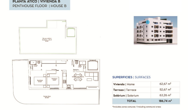 Neue Gebäude - Penthouse - Torrevieja - Centro