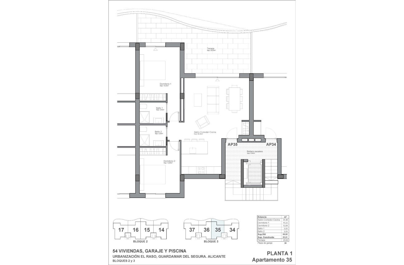 Neue Gebäude - Wohnung - Guardamar del Segura - El Raso