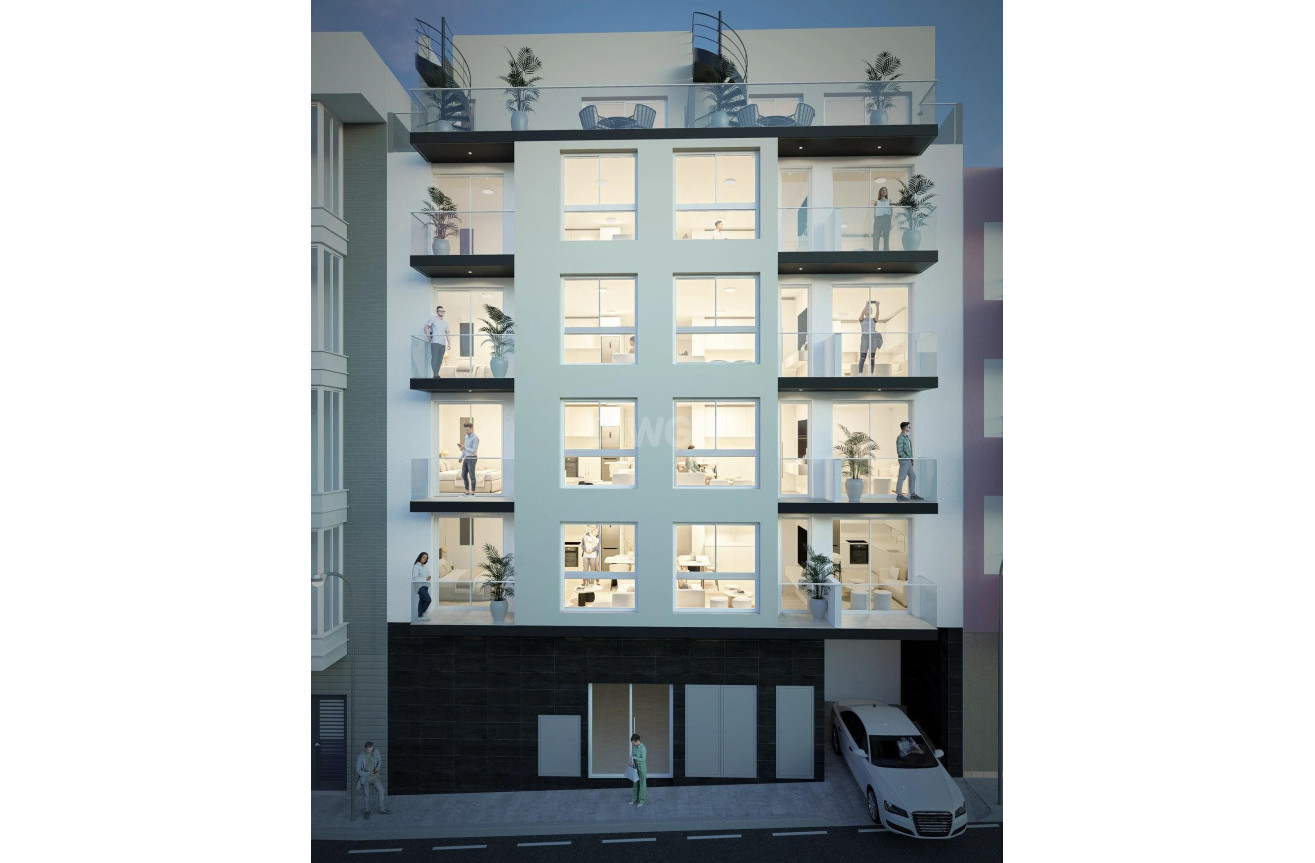 Nowy budynek - Mieszkanie w bloku - Torrevieja - Centro