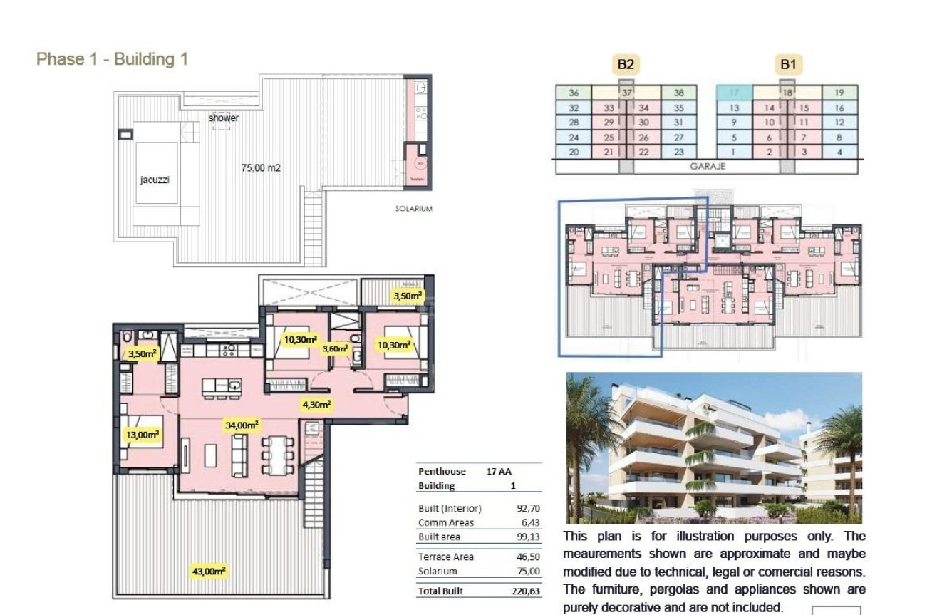 Nowy budynek - Daszek - Torre Pacheco - Santa Rosalia Lake And Life Resort
