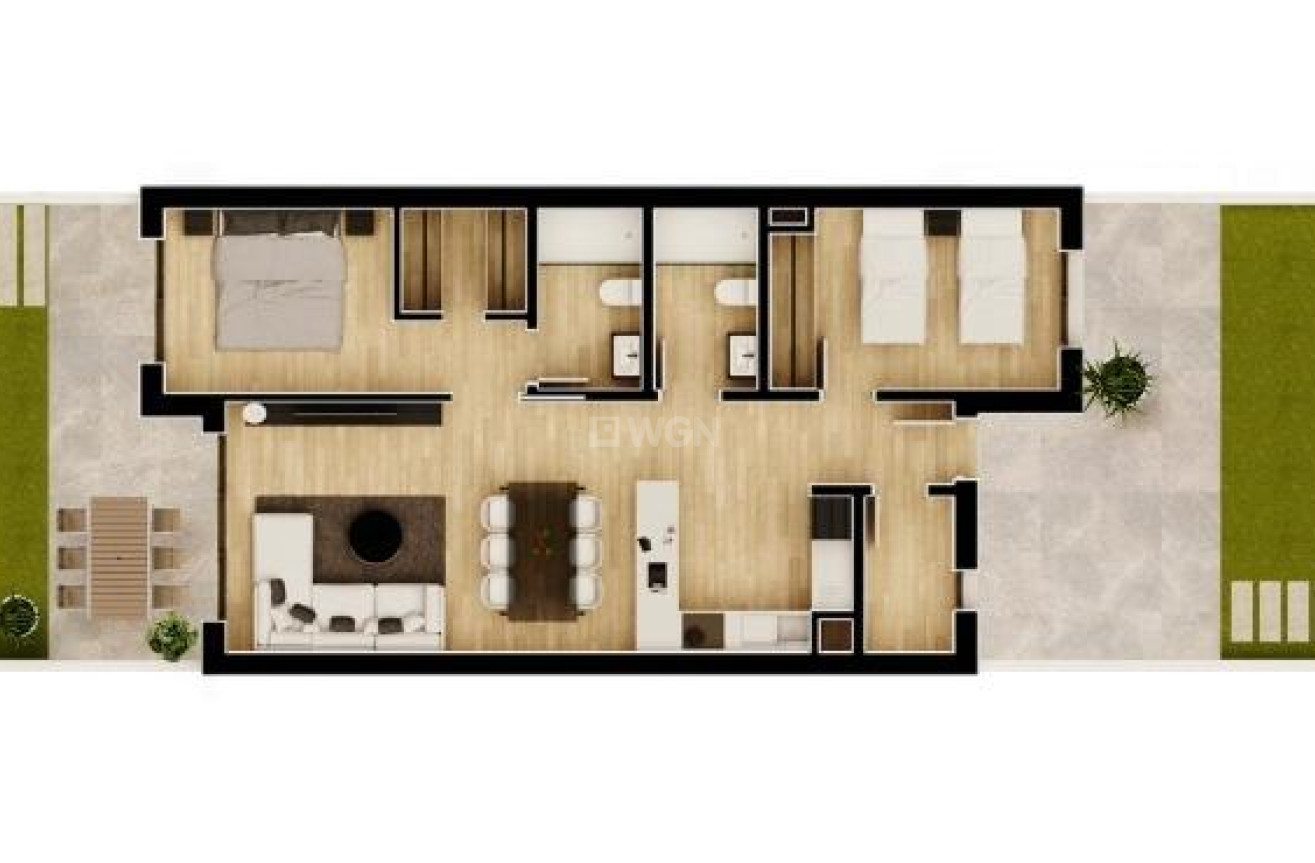 Obra nueva - Apartamento / piso - Monforte del Cid - Alenda Golf