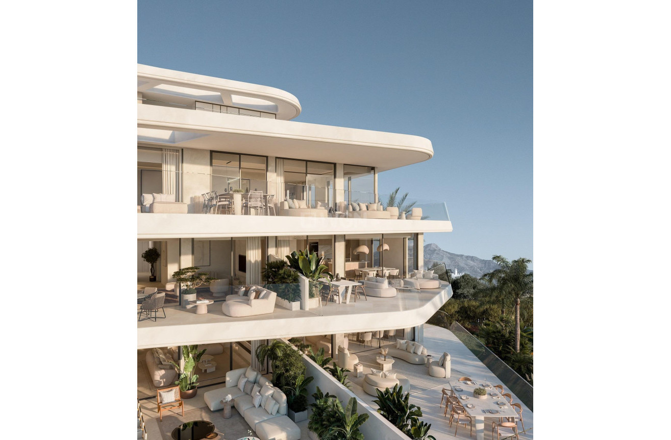 Nowy budynek - Mieszkanie w bloku - Estepona - Taraje