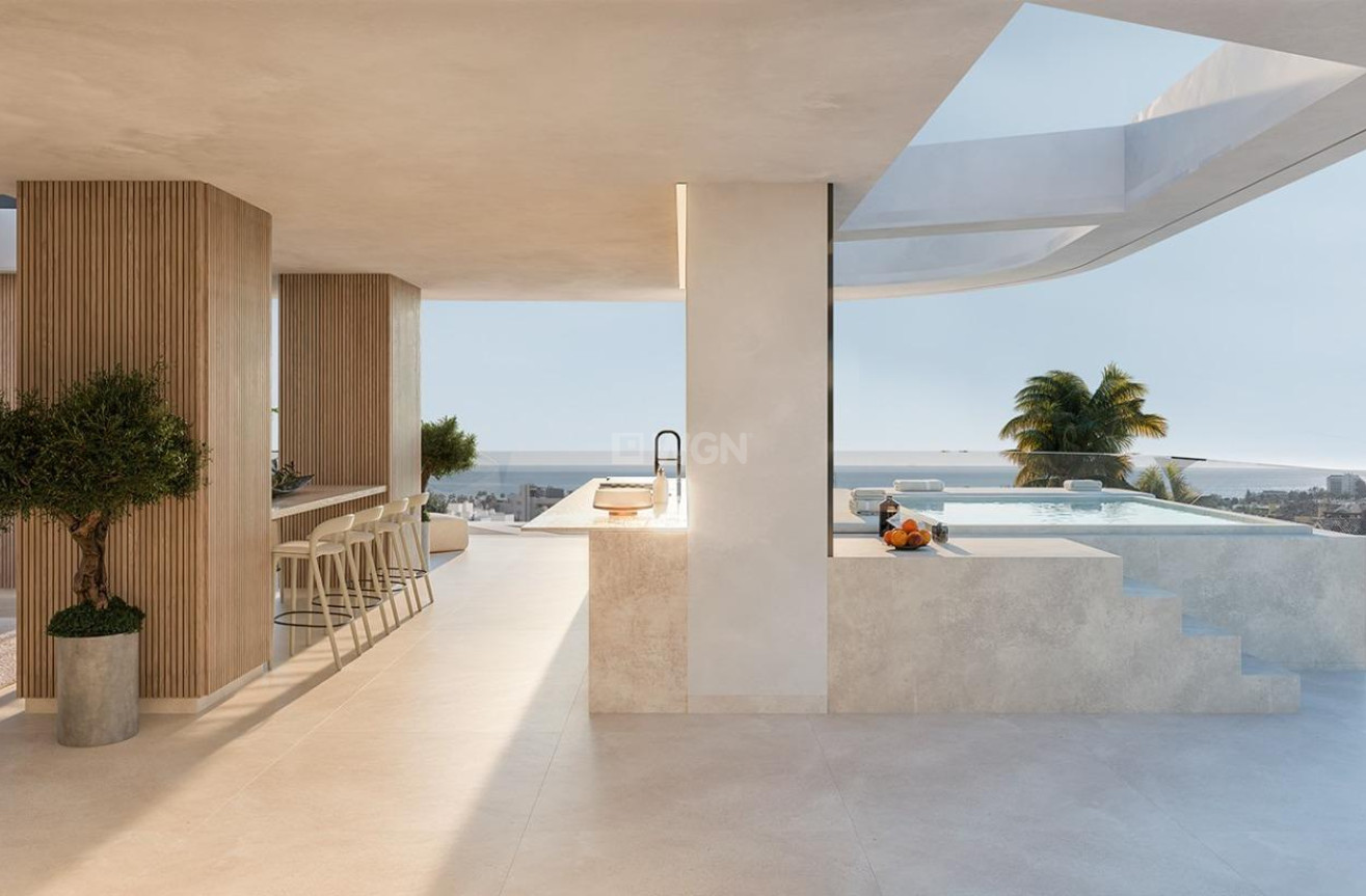 Nowy budynek - Mieszkanie w bloku - Estepona - Taraje