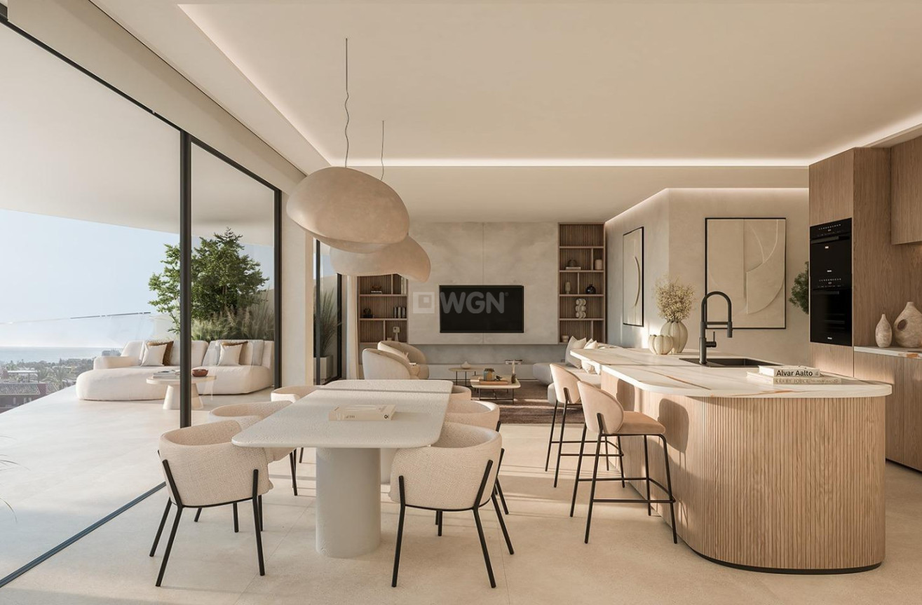 Nowy budynek - Mieszkanie w bloku - Estepona - Taraje