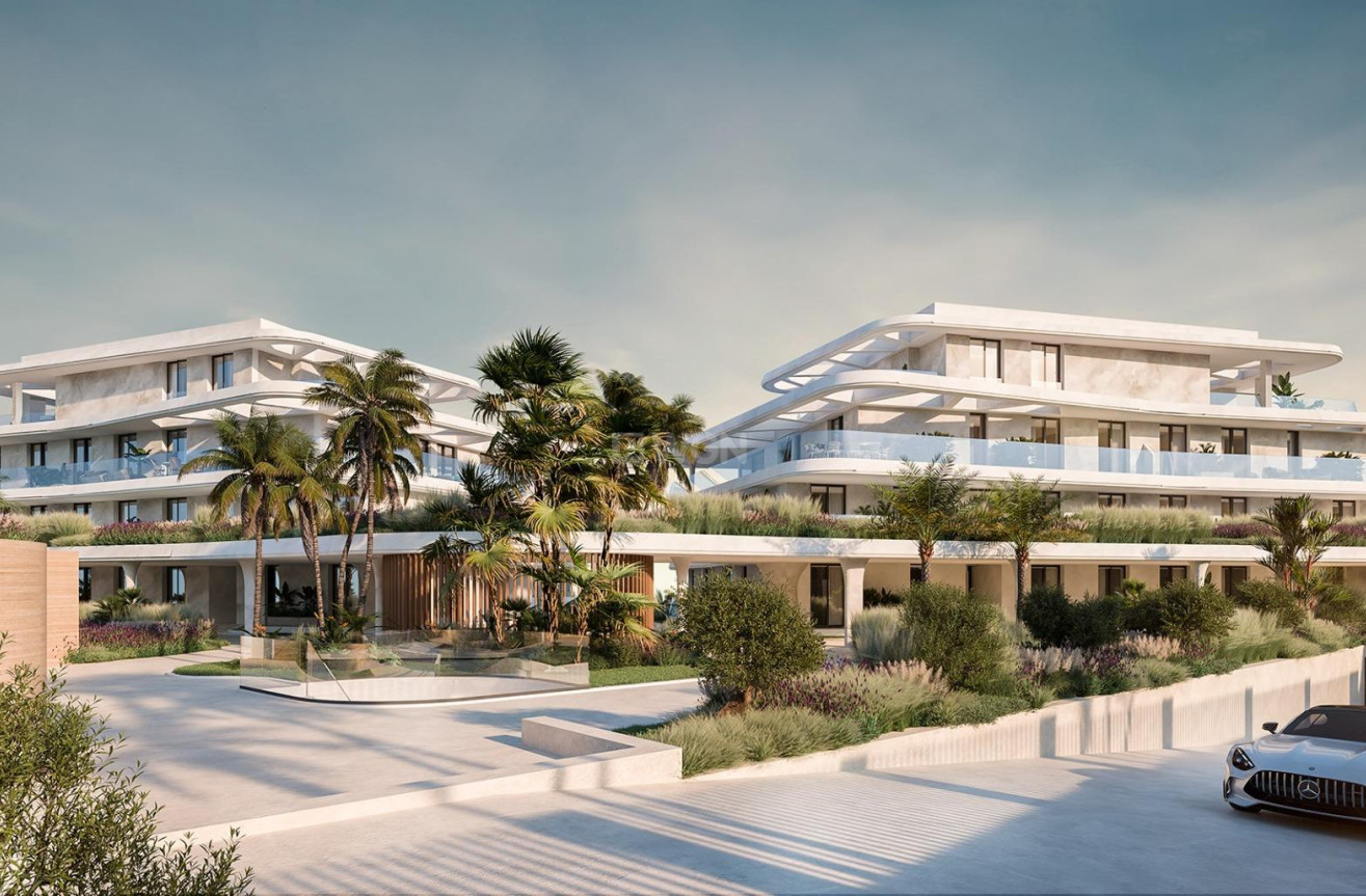Nowy budynek - Mieszkanie w bloku - Estepona - Taraje